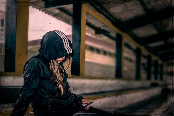 Homeless girl