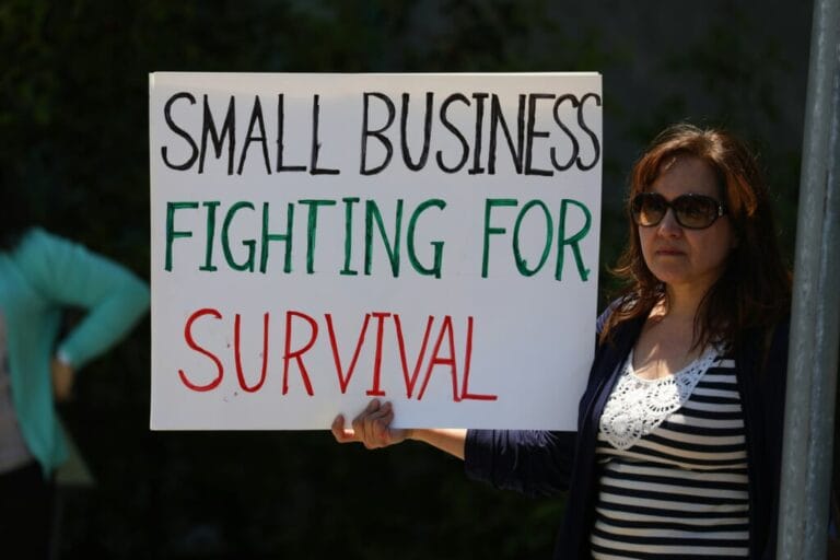 Small Business Survival sign